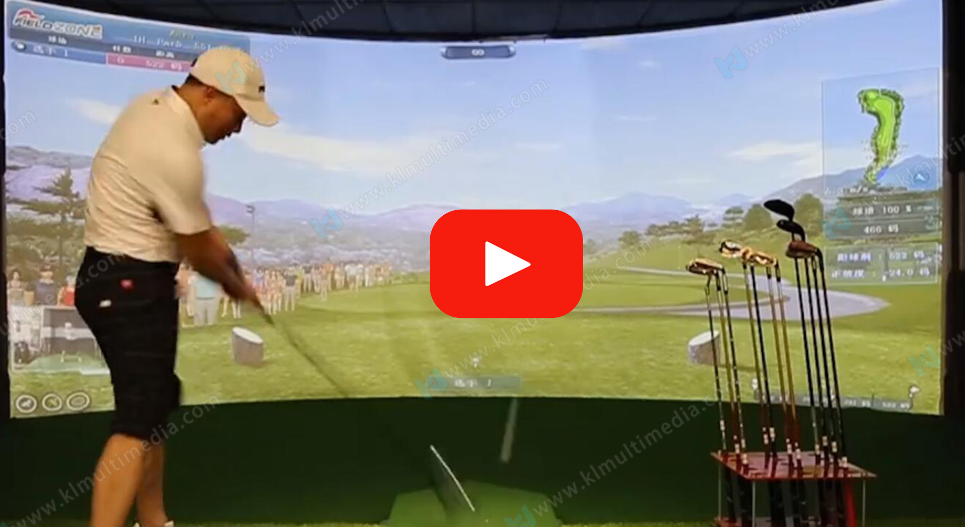 محاكي الجولف الافتراضي