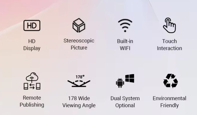 وظيفة شاشات الكريستال السائل شفافة