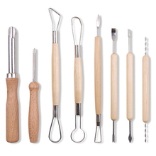 8pcs Pottery and Clay Hole Cutter Tool Kit