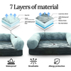 Luxury Portable Memory Foam Fashion Multifunction Washable Indoor Sleeping Pet Dog Thermal Beds