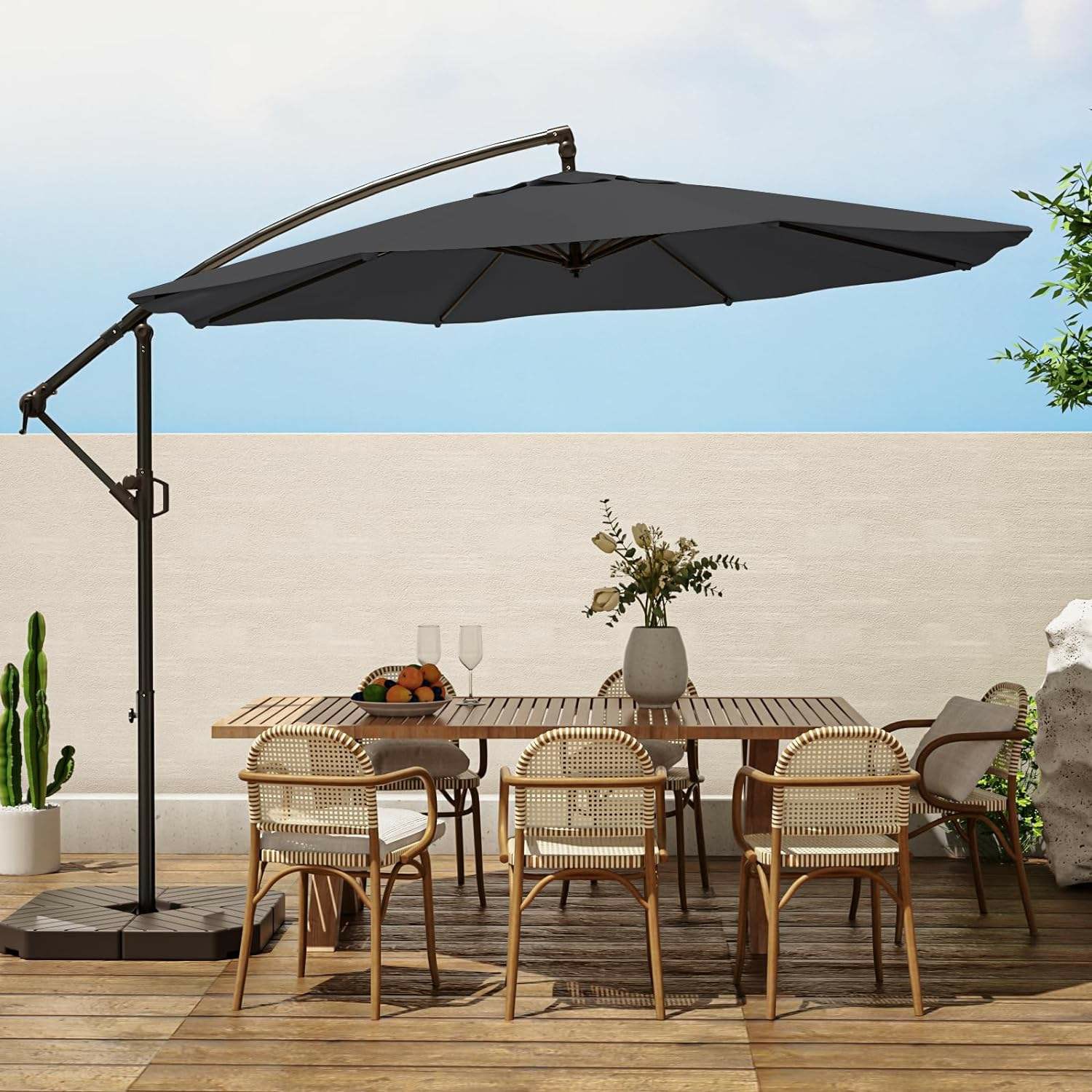 Tuinparasolproduct met serienummer