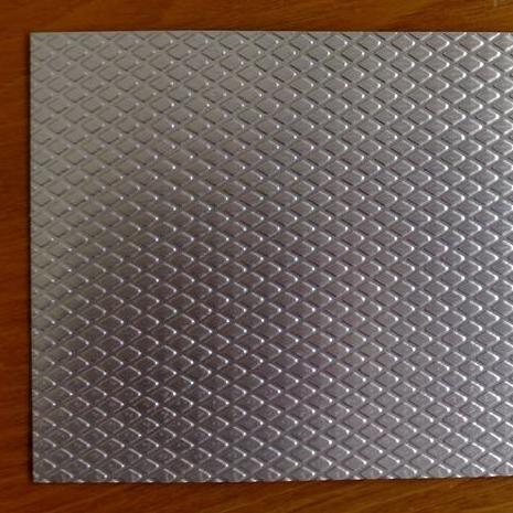 Gitter Textur Faarf Beschichtete Embossed Al Blat