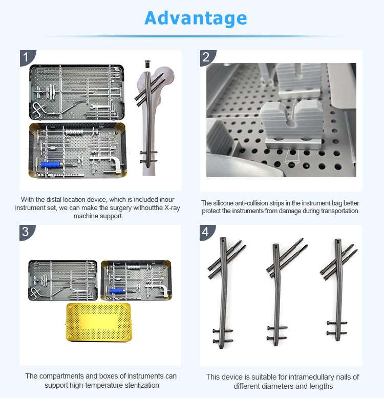 伽玛美甲工具套装| OEM 和 ODM 骨科手术工具 |厂家直销高精度髓内钉系统