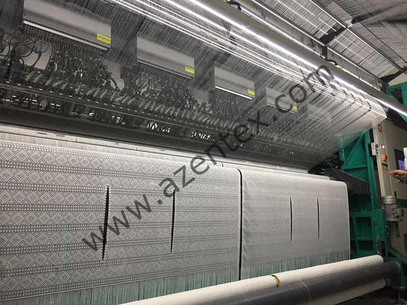 m&aacute;y dệt kim jacquard raschel