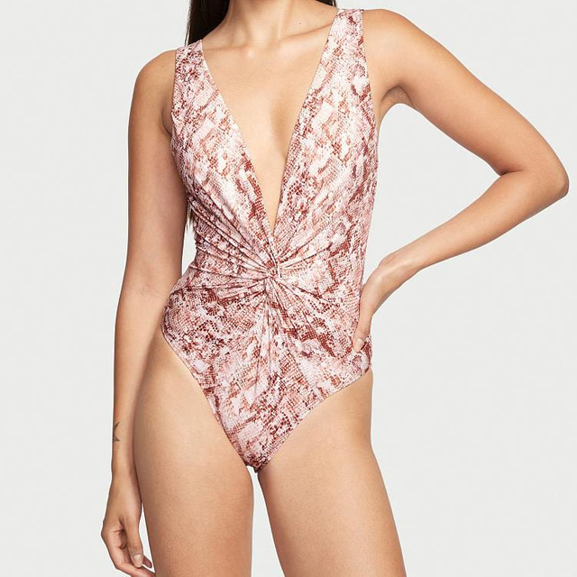 Vestit de bany d'una pe&ccedil;a Twist Plunge
