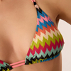 Bikini mit Wellenmuster