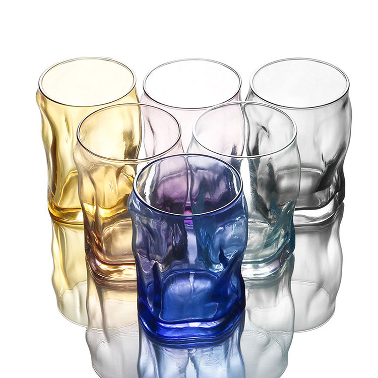 300ml Top Selling Creative Design Clear color Glass Coffee Cup