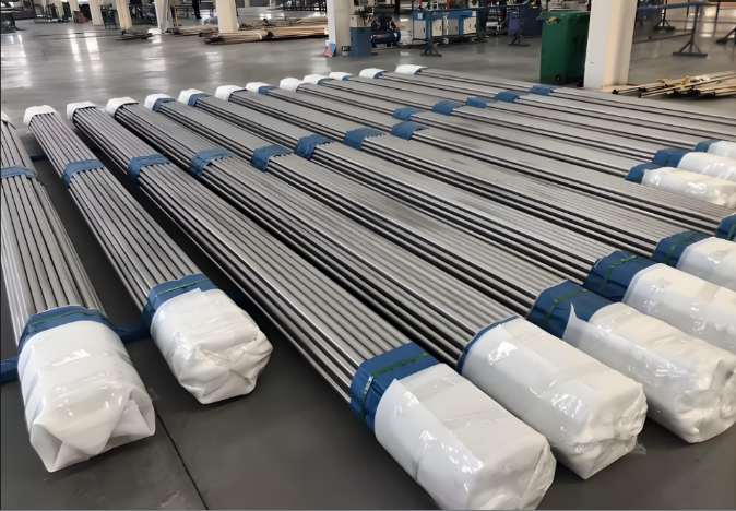 Paquete de barras de titanio