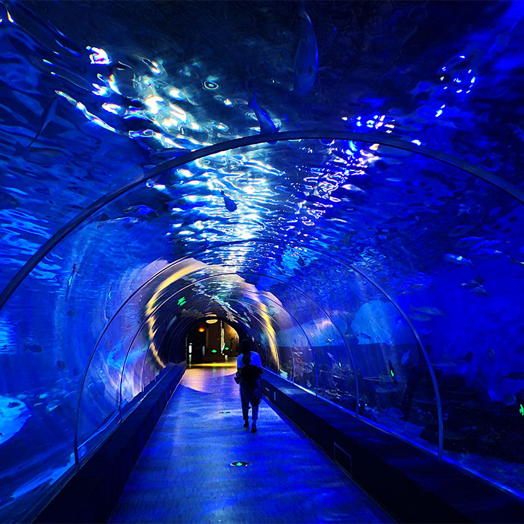 Akrila tunela akvario - fabriko