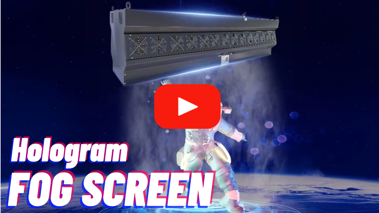 شاشة عرض الضباب الفيديو