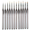 12 Pieces Fine Detail Paint Brush Miniature Painting Brushes Kit Mini Paints Brush Set