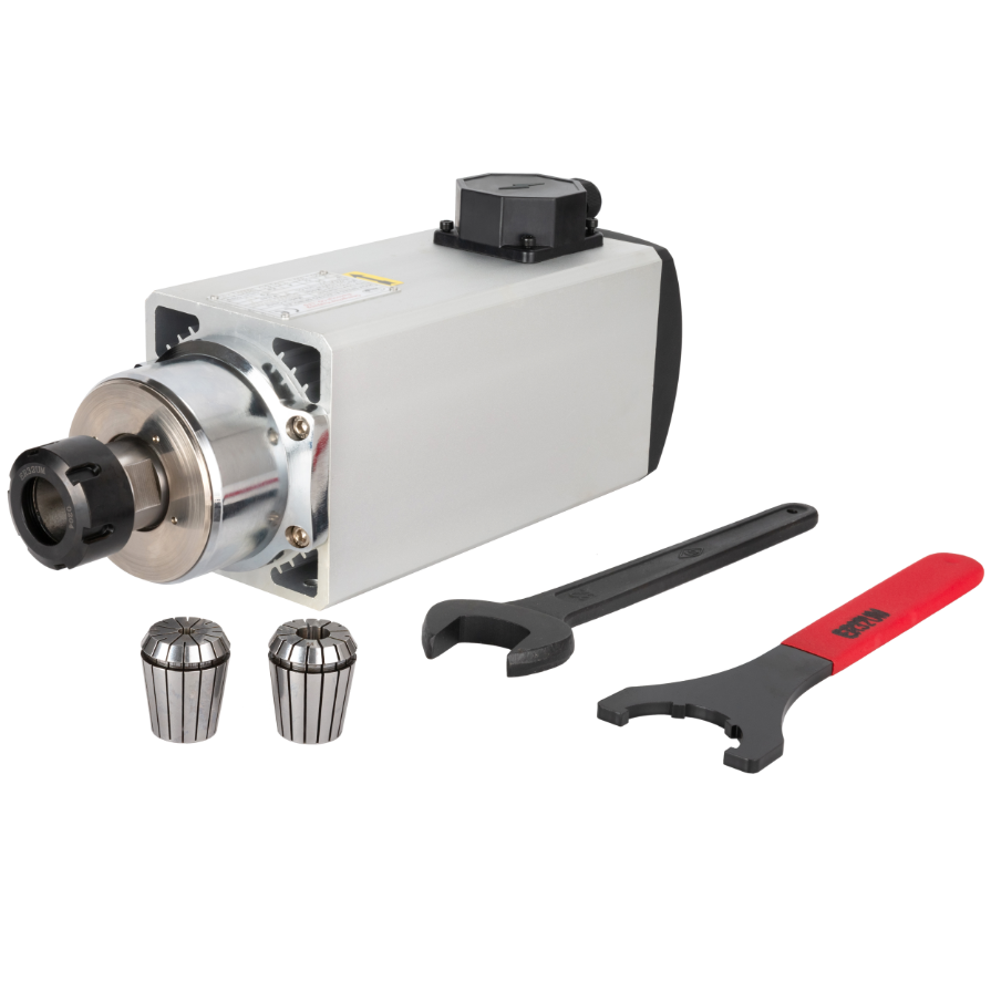 Moteur de broche refroidi par l'air
