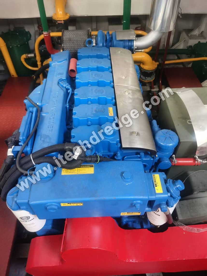 Hydraulische Einstellung des CSD400-Spud-Tr&auml;gers