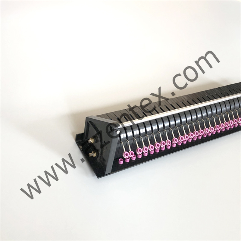 Mouvement d'arr&ecirc;t de chute de fil - Vue lat&eacute;rale