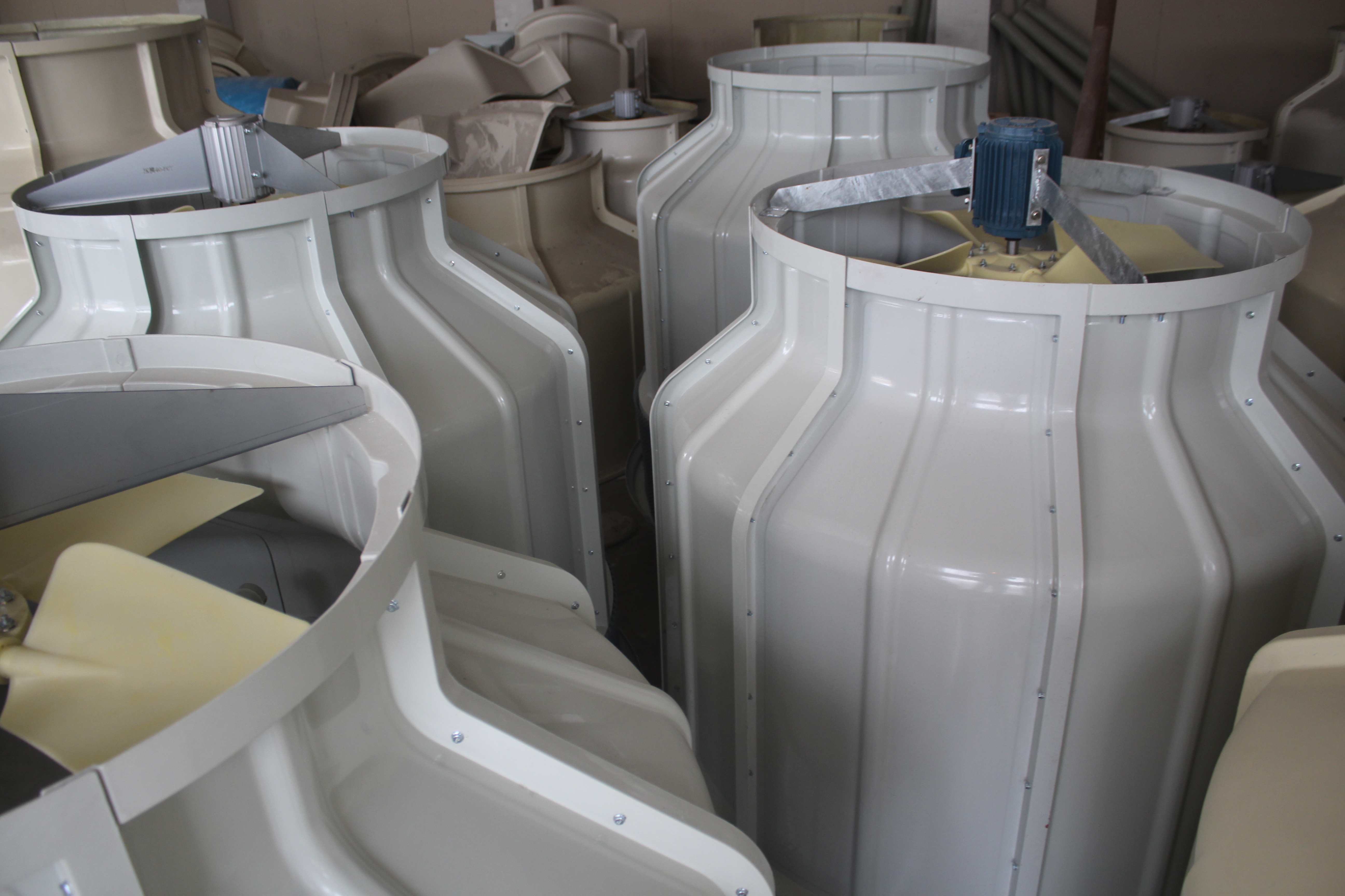 Warehouse view 1 ng FRP round cooling tower