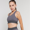 Grey et Alba Striata Women Sports Bra