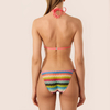 Bikini mit Wellenmuster