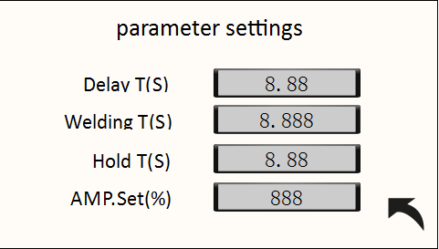 Ultraschallschwei&szlig;parameter