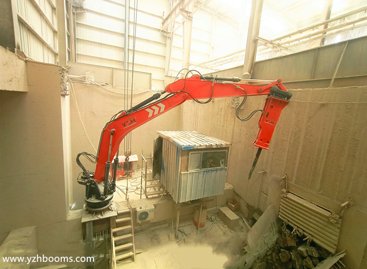 YZH stabilis Type bases BUTIO System Rock Breaker positum in usum Tangshan Manwang mea Energy Company-I