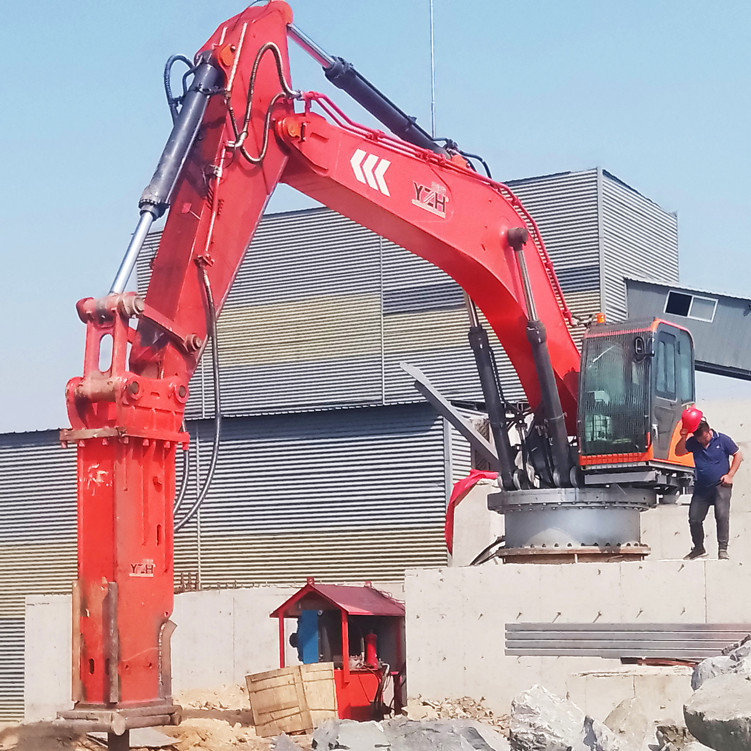 Rockbreaker boom system Rockbreaker boom စနစ်