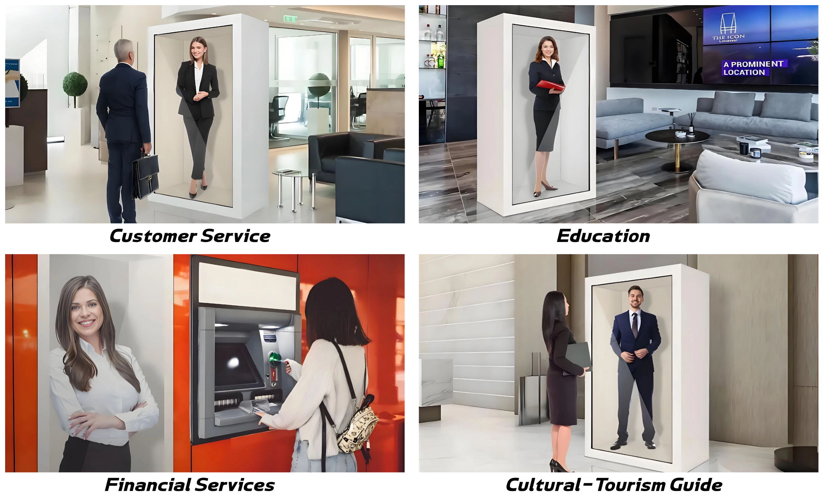 حالات استخدام الهولوجرام للشخص