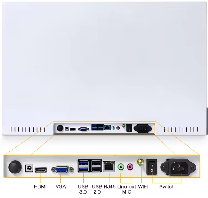 معدات التحكم بشاشة LCD شفافة