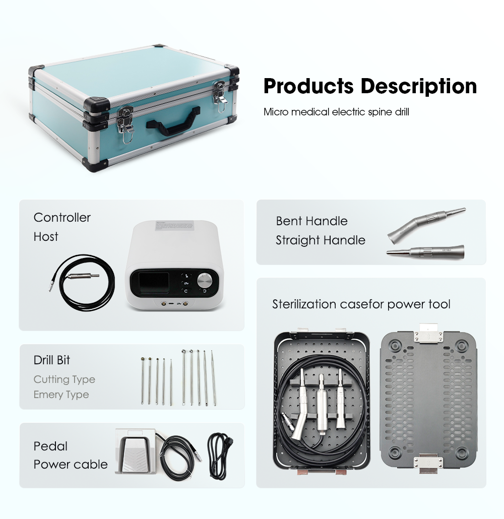 Пармакунии микро электрикии сутунмӯҳра | Системаи суфтакунандаи нейрохирургияи баландсуръат | XC Medico