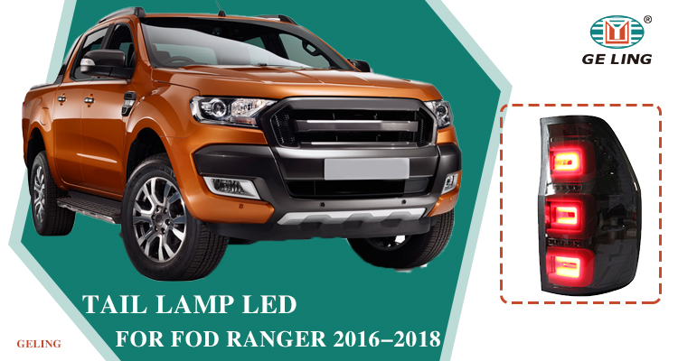 L&acirc;mpada traseira LED Ford Ranger 2014-2017
