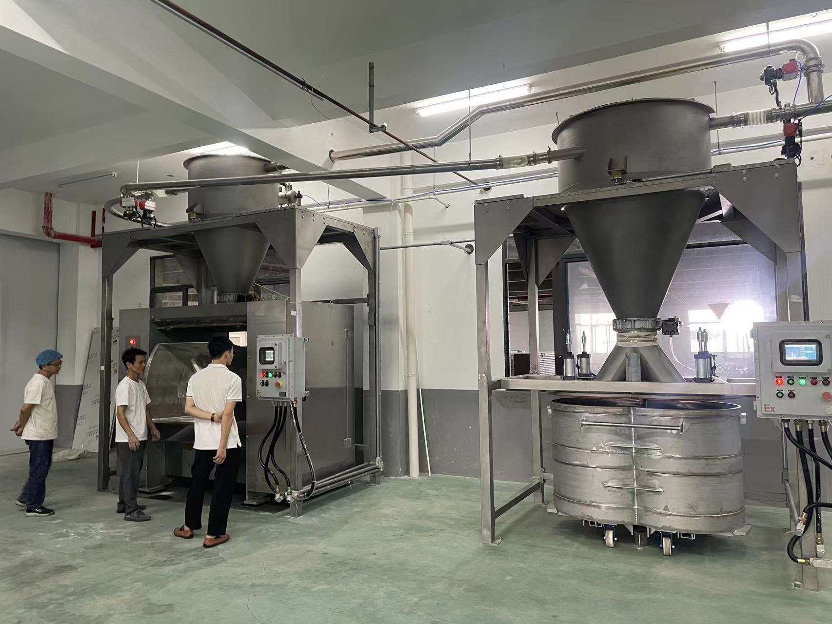 자동 밀가루 공급 및 계량 시스템