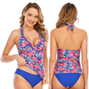Ženski set tankini s detaljima u obliku trokuta s volanima