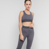 Grey et Alba Striata Women Sports Bra