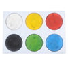 6 Deep Well Rectangular Plastic Painting Palette