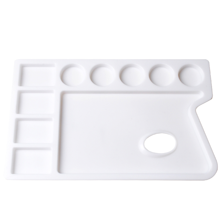 9 Well Rectangular Plastic Palette 24x16.5cm