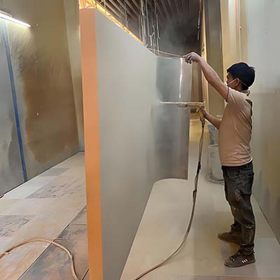 Stainless steel painting