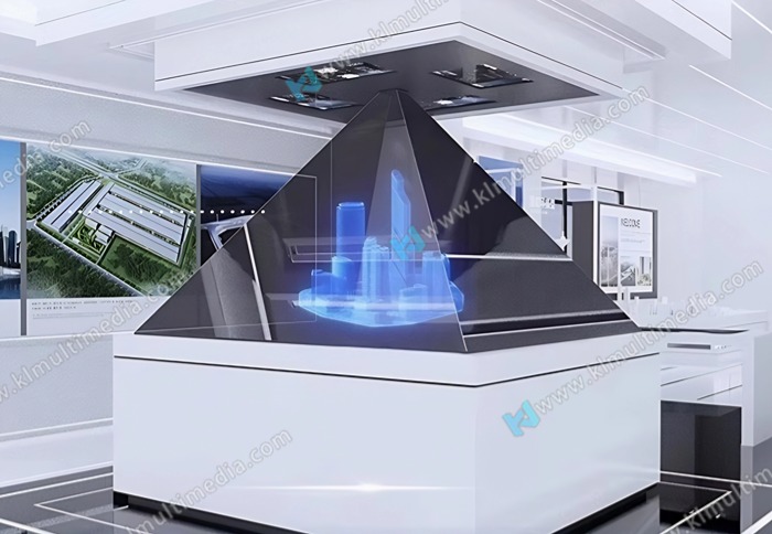 نمط هرم هولوجرام 360 درجة -1