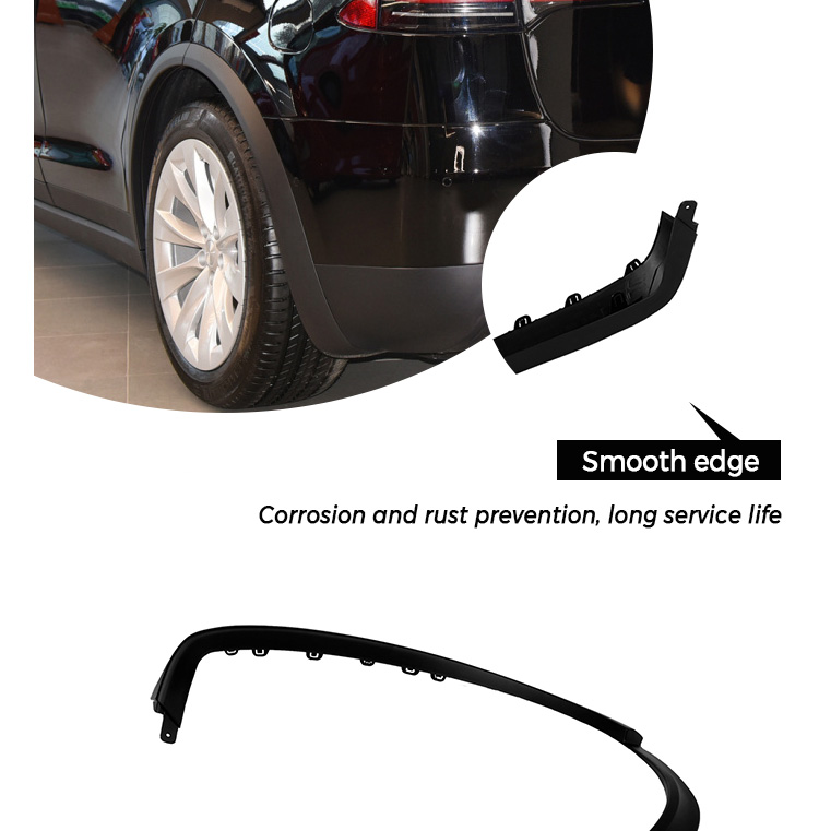 Tesla Model X Bakre Side Wheel Fender Flare Forming Oem