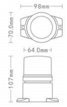 منارات LED الدوارة