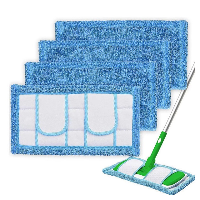 Mikrofaser-Mopppad f&uuml;r die Nass- und Trockenbodenreinigung (1)