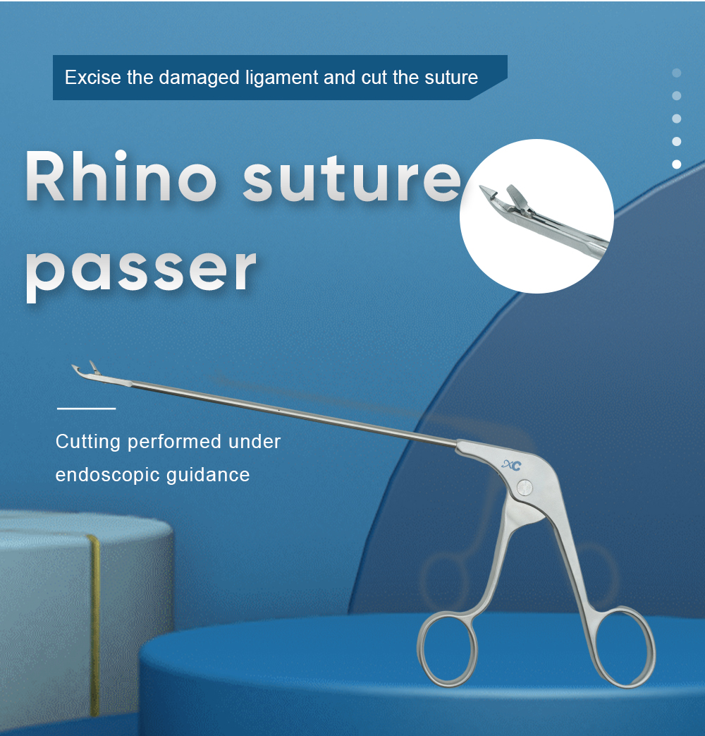 Isakhiwo somdluli weRhino suture kunye nomqheba we-ergonomic