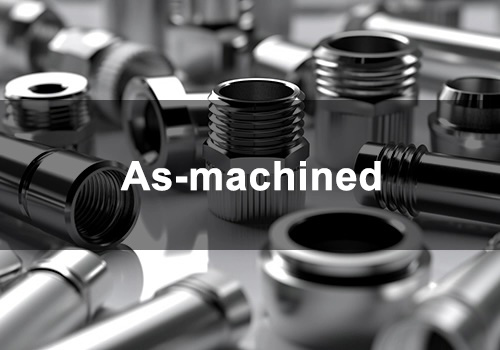 As-machined Como alcanzado