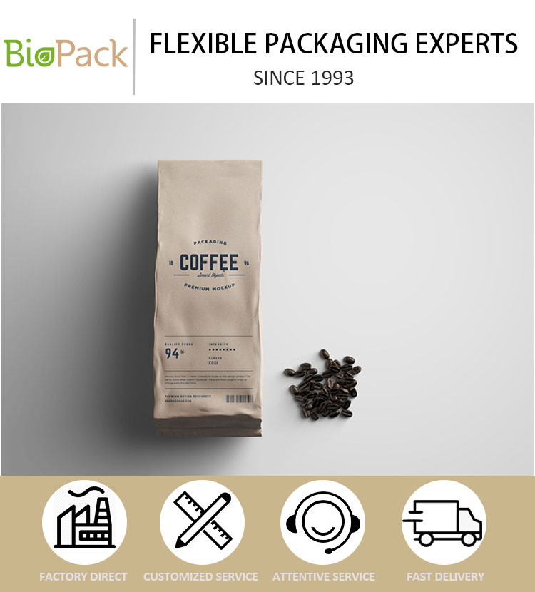 Små kaffebønneposer