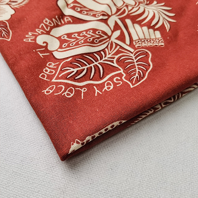 Digtal print pure linen fabric