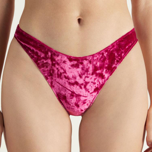 Llenceria sexy de vellut orqu&iacute;dia per a dona