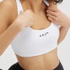 Strappy Womens Sports BH W&auml;iss