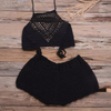 Gebl&uuml;mter Tank-Top-Badeanzug-Tankini