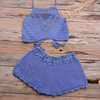 Gebl&uuml;mter Tank-Top-Badeanzug-Tankini