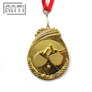 Hot Selling Custom Ping Pong Medal Silver Medal Gold Medal Sport Medal 