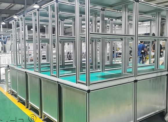 What are the styles of industrial aluminum profile framework