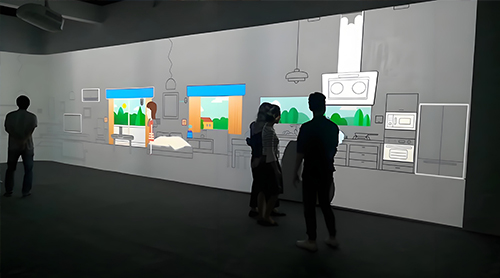 لعبة بروجكتور مخصصة للمتحف