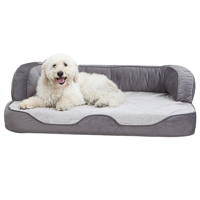CPS Luxury Washable Large Memory Foam Orthopedic Luxury Pet Sofa Bed For Dogs